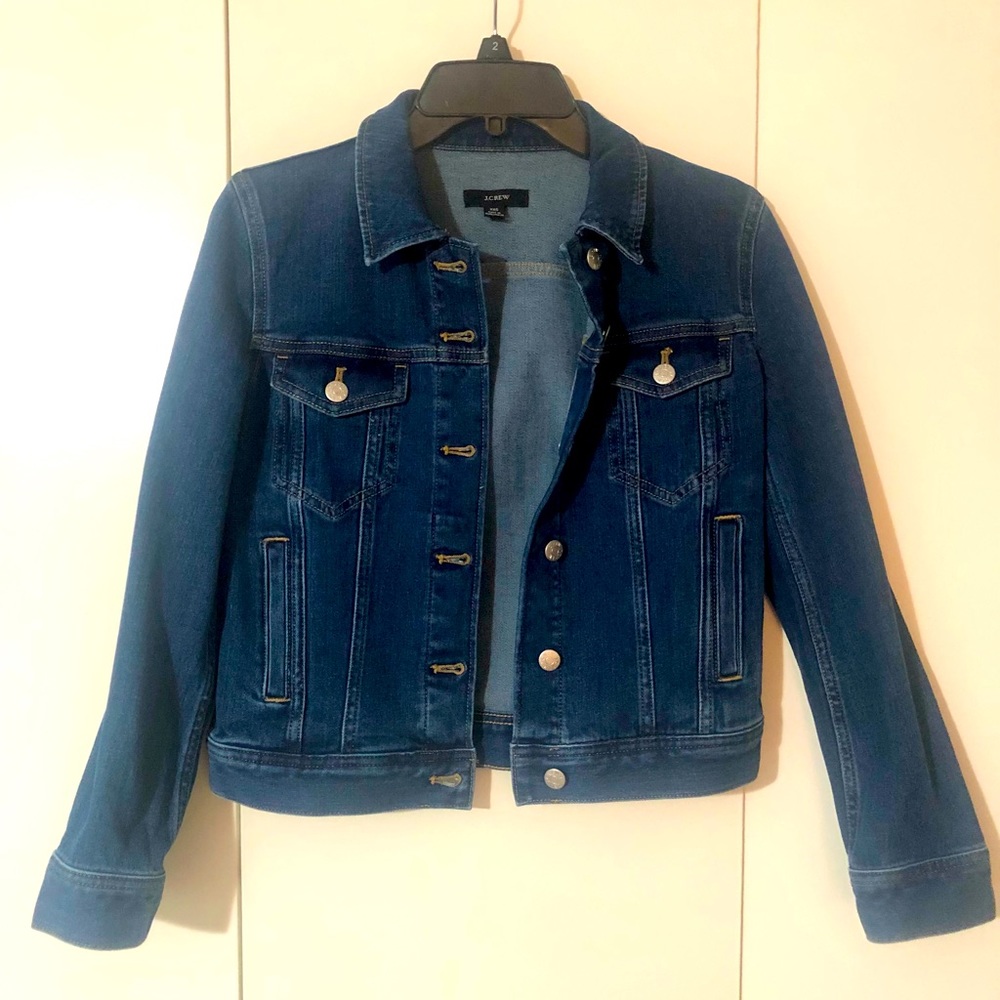 J Crew Denim Jacket- XXS Indigo wash